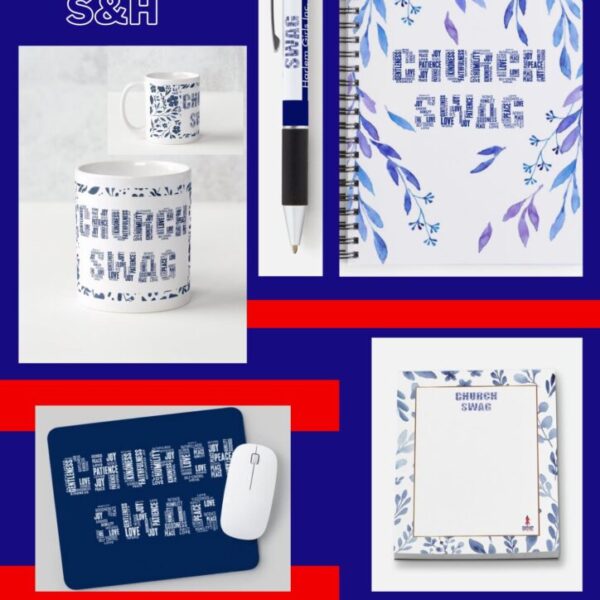 Blue Church Swag Set