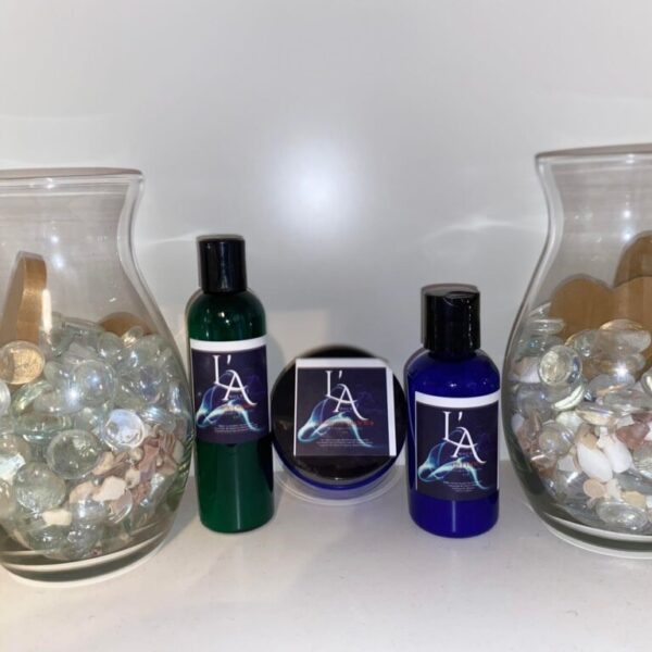 L’Amour Body-Wash Lotion & Sugar Scrub